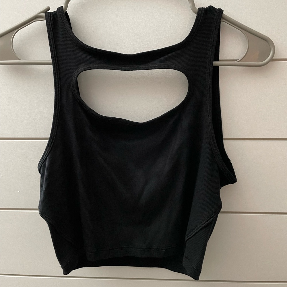 Lululemon Cut Out Crop Top